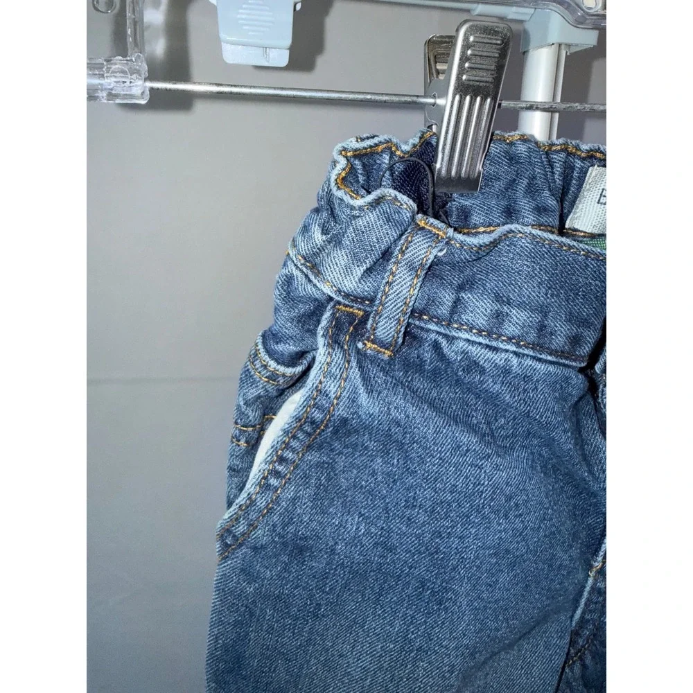 The Childrens Place Boys Utility Carpenter Jeans Blue Denim Medium Wash Size 7